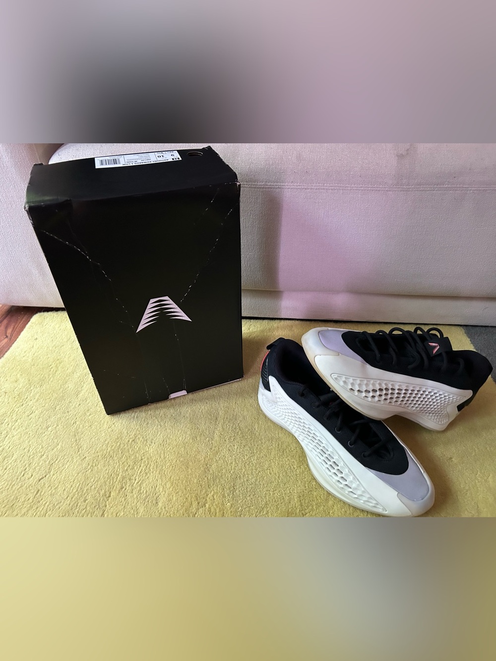 ADIDAS AE Low 1 Low black/white Men’s Size 9